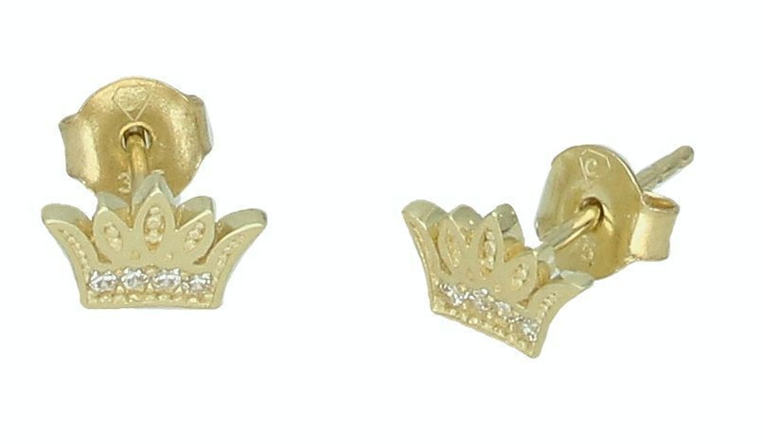 Złote kolczyki 375 korona wkrętki KL 8234 375.jpg